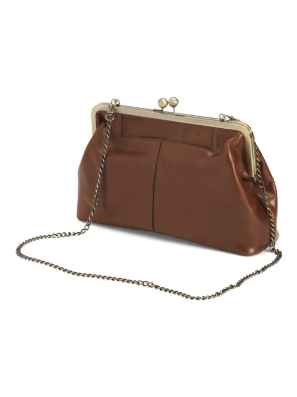 PATRICIA NASH Leather Alice Frame Satchel With Crossbody Strap